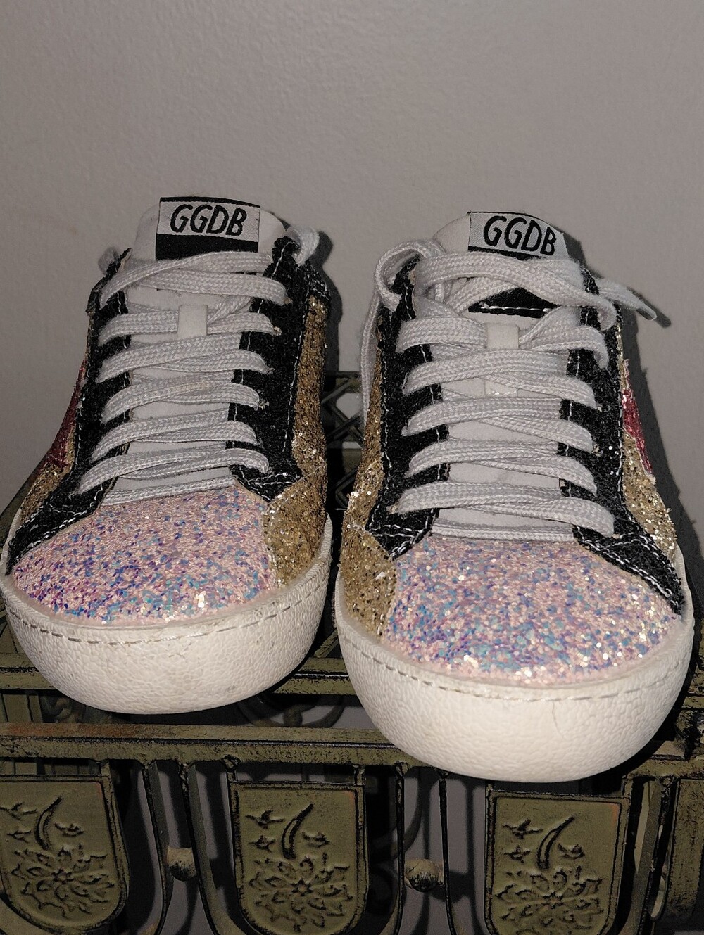 GGDB Glitter Low-Top Sneakers - Multicolor Glitter
